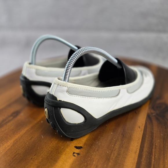 Privo White Leather Slip On Casual Comfort Balletcore Flats Shoes 7.5 M - Picture 10 of 15